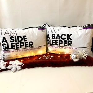 I AM A BACK/SIDE SLEEPER Med/Firm Support Pillow